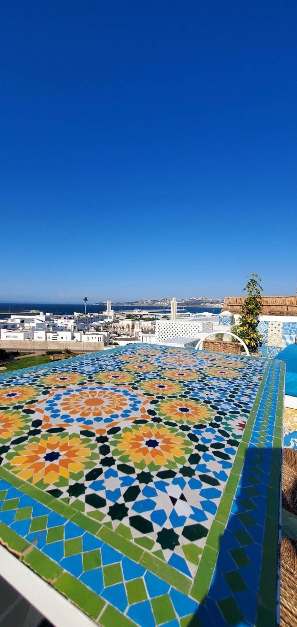 Riad Villa With Mediterranean Sea Views Of Spain And Gibraltar Tangier Exterior photo